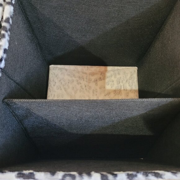 Two 11x11 Fuzzy Cloth Snow Leopard Print Storage Cubes Target - Picture 4 of 6